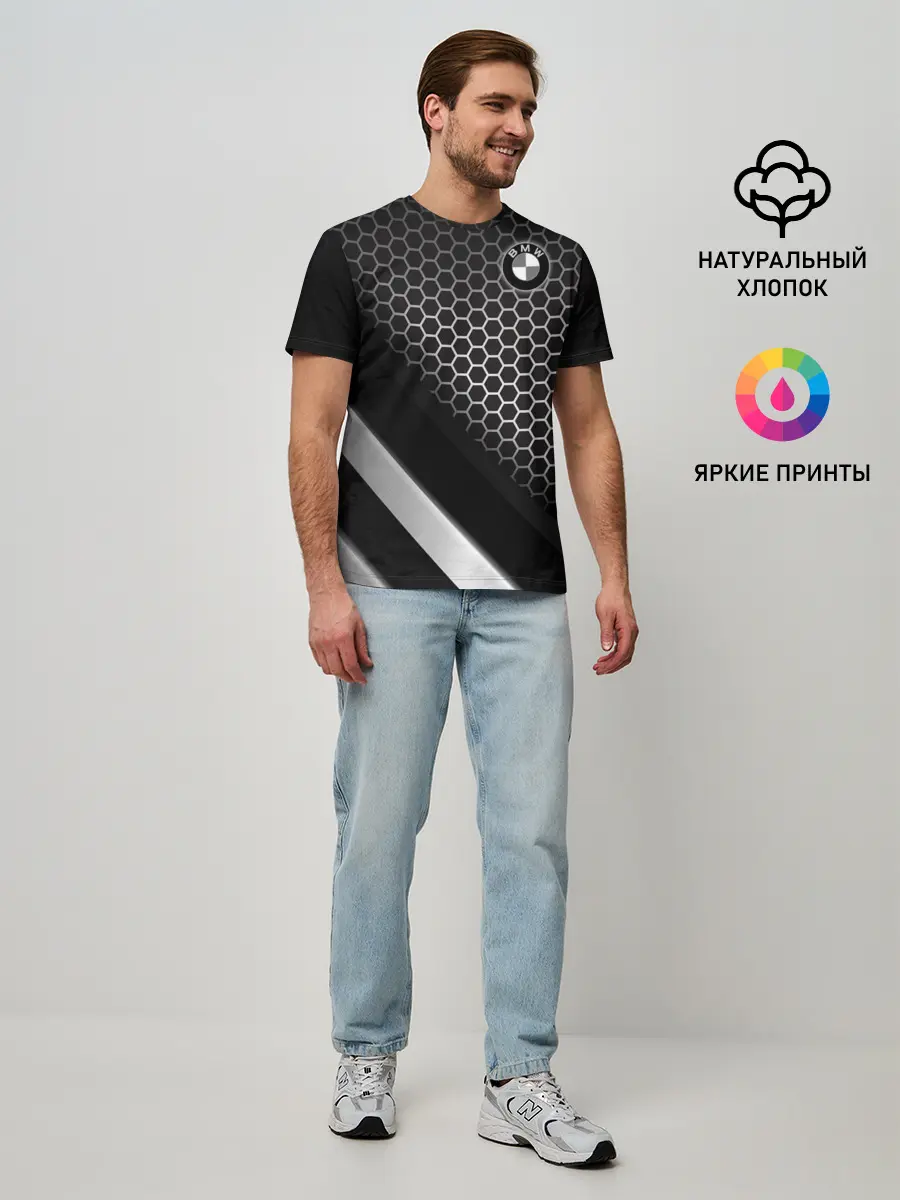 Мужская базовая футболка / BMW