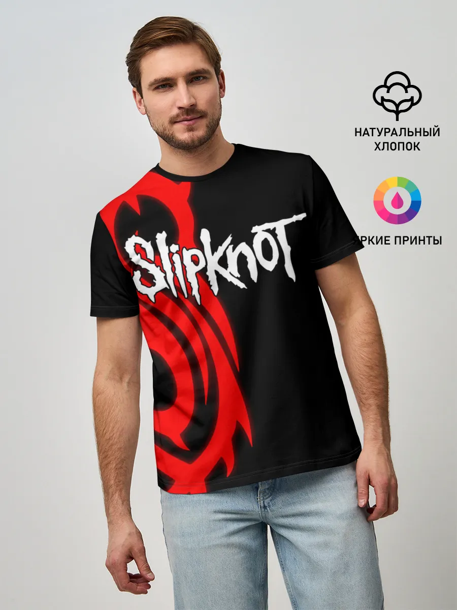 Мужская базовая футболка / Slipknot