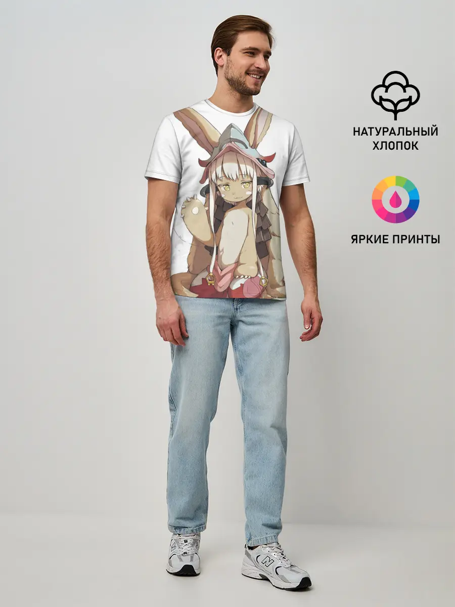 Мужская базовая футболка / Nanachi