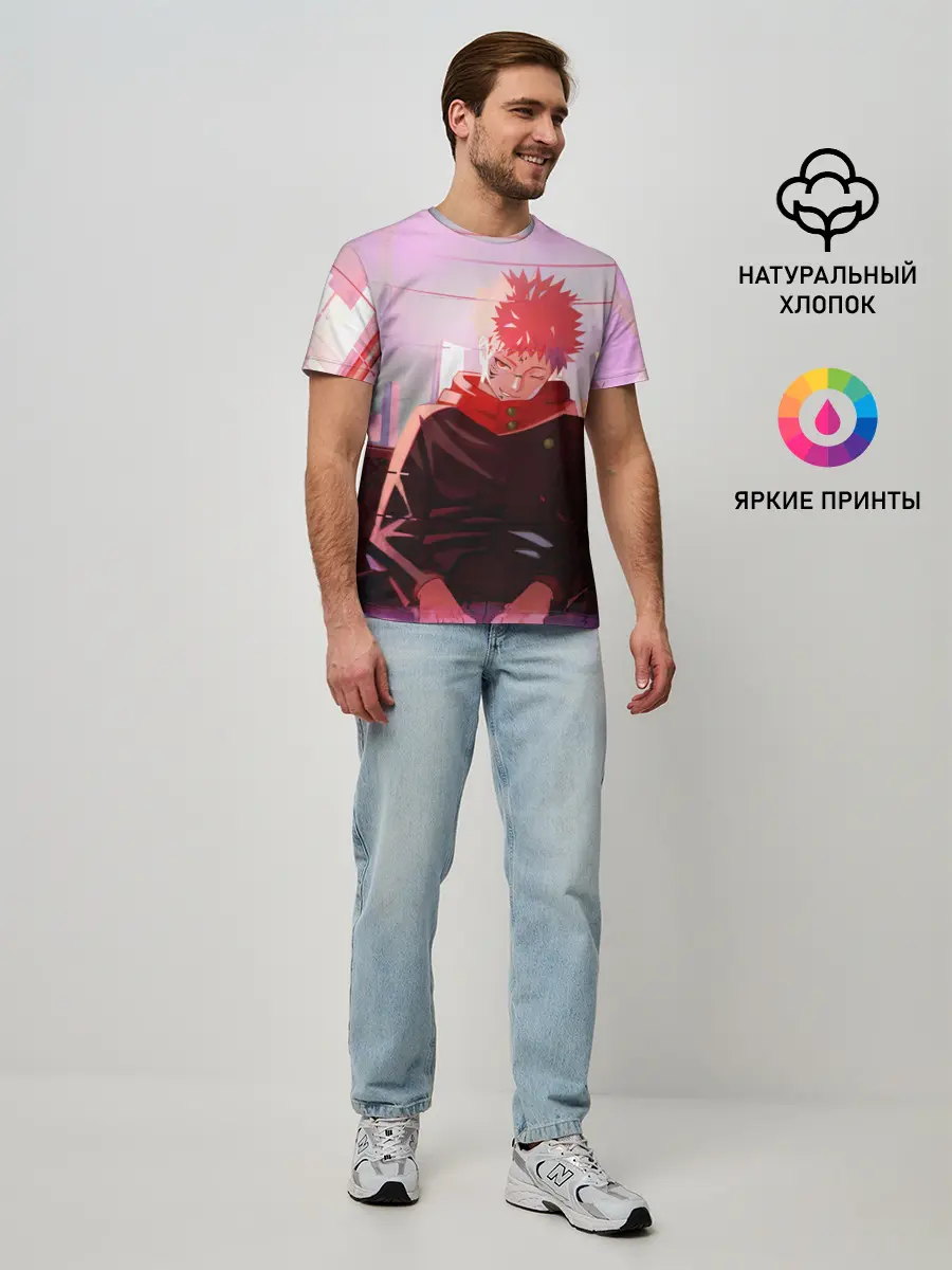 Мужская базовая футболка / JUJUTSU KAISEN | МАГИЧЕСКАЯ БИ