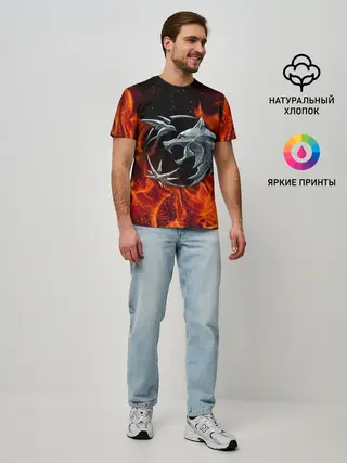 Мужская базовая футболка / СЕРИАЛ ВЕДЬМАК