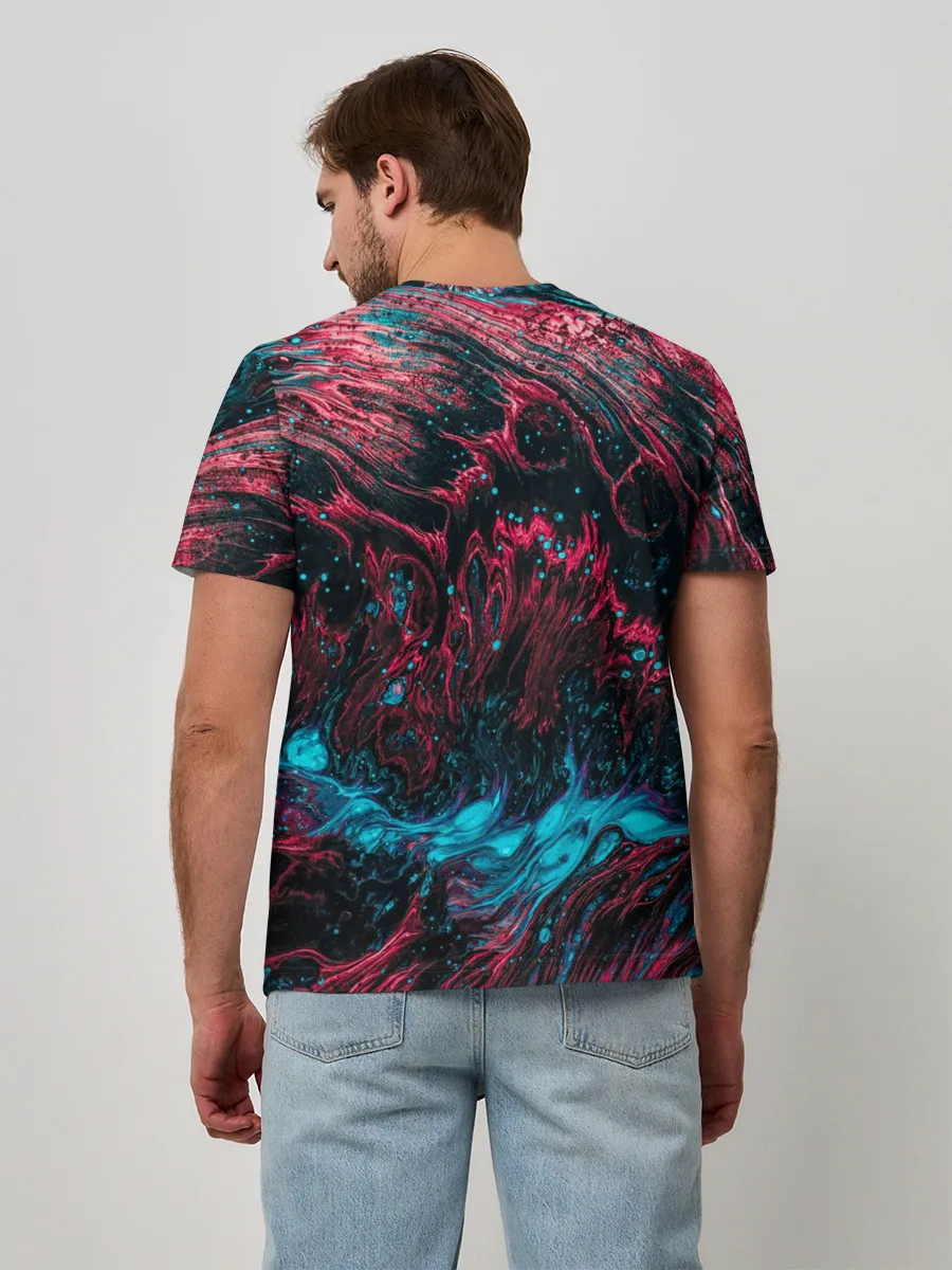 Мужская базовая футболка / Смешение