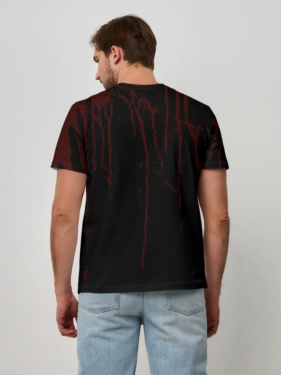 Мужская базовая футболка / Зоро окровавленный | One Piece