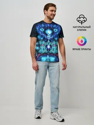 Мужская базовая футболка / Источник жизни