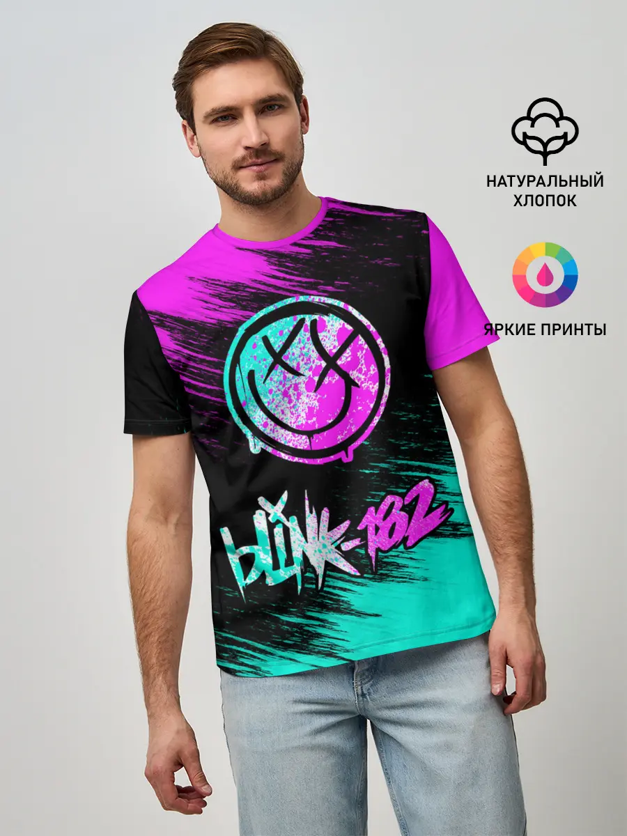 Мужская базовая футболка / Blink-182