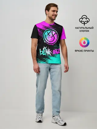 Мужская базовая футболка / Blink-182