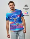 Мужская базовая футболка / Sonic | Speed