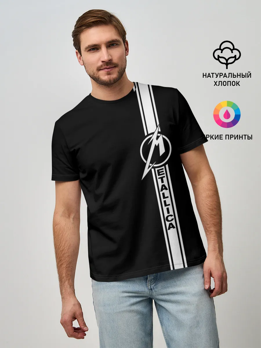 Мужская базовая футболка / Metallica