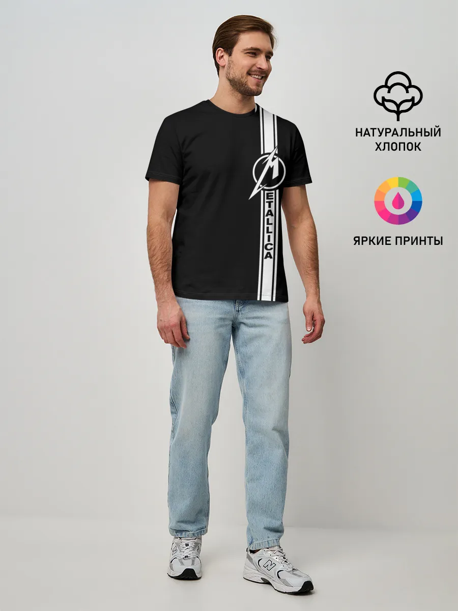 Мужская базовая футболка / Metallica