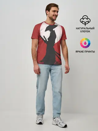 Мужская базовая футболка / Last samurai