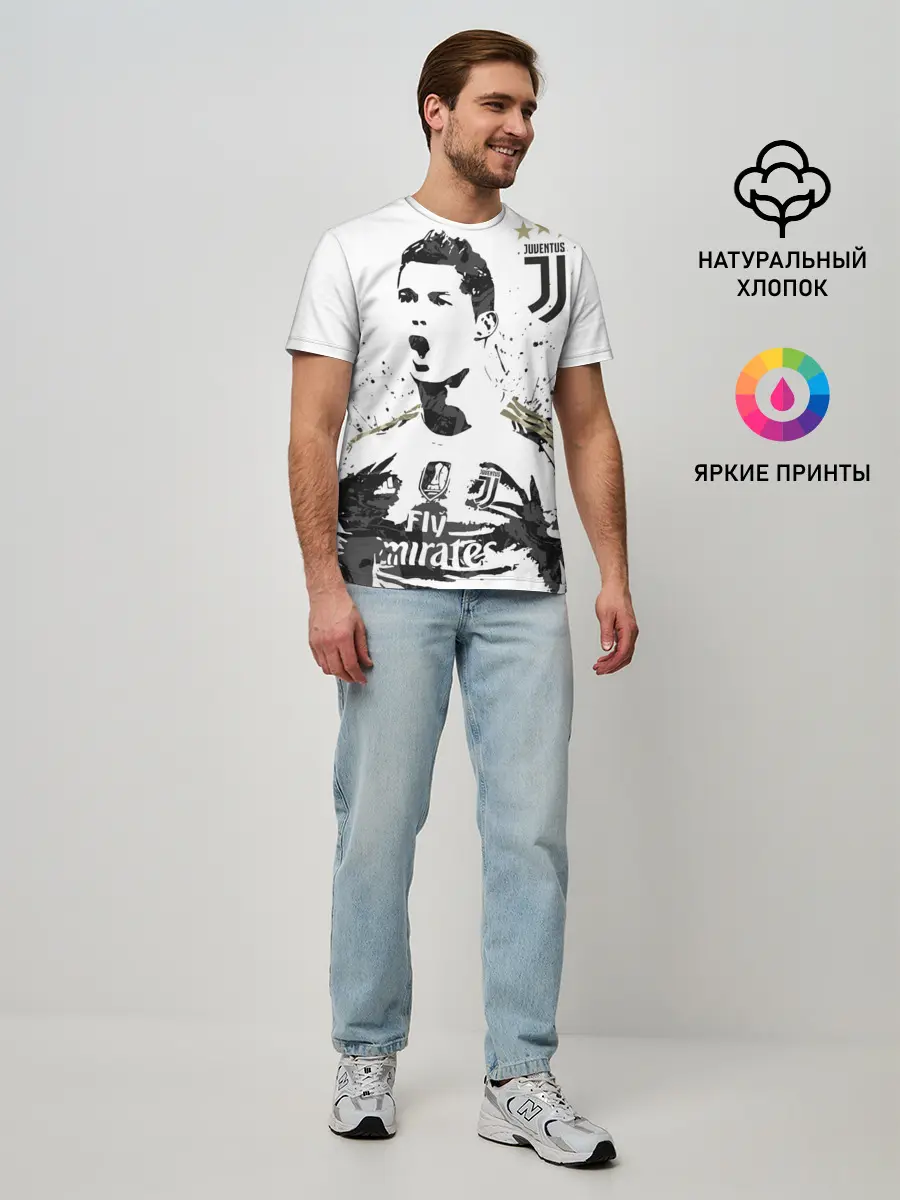 Мужская базовая футболка / Криштиану Роналду