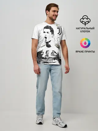 Мужская базовая футболка / Криштиану Роналду