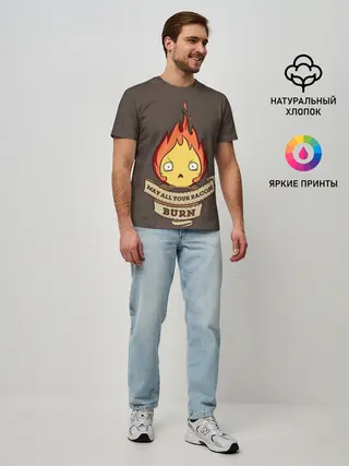 Мужская базовая футболка / Burn emotion