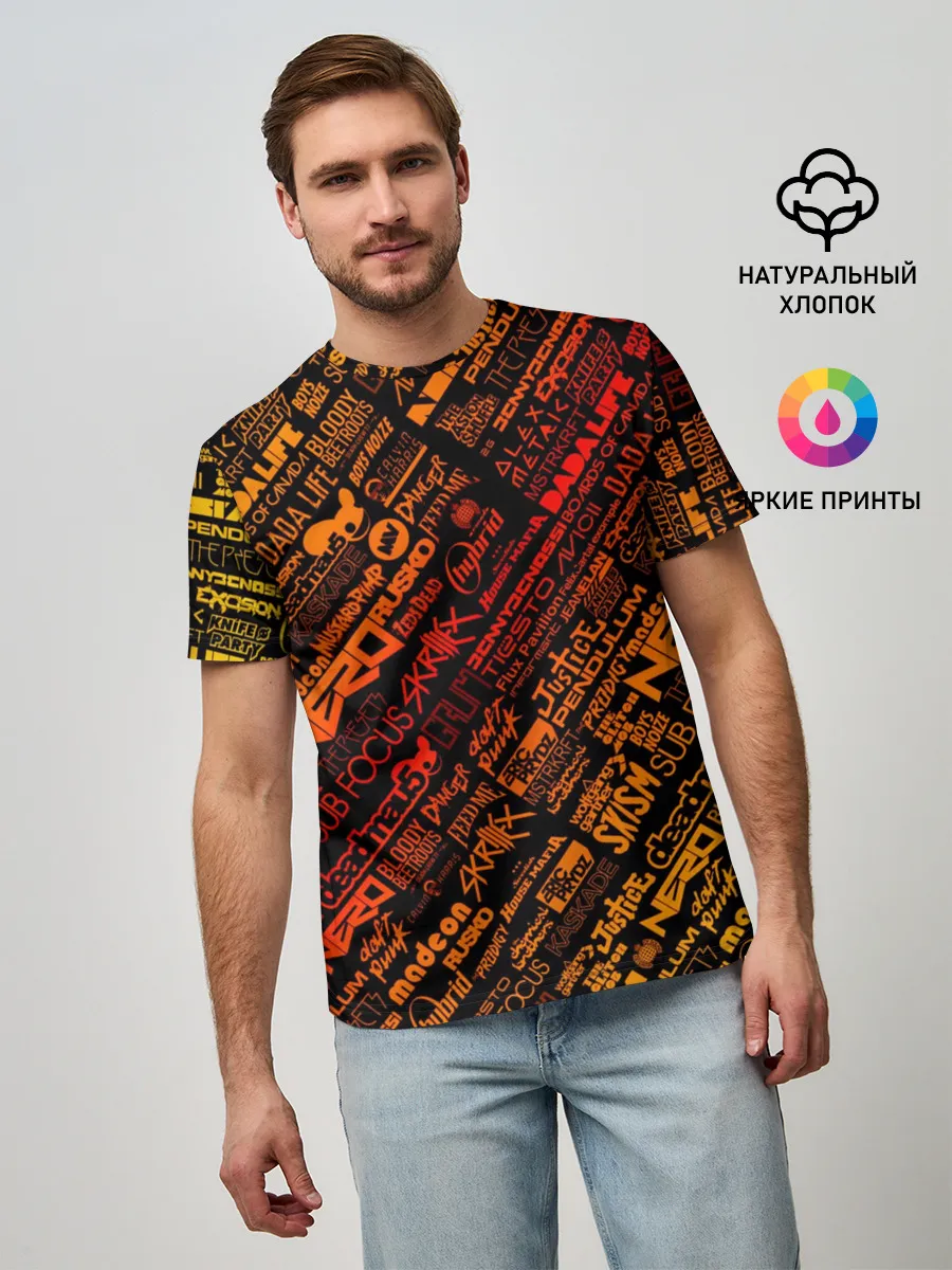 Мужская базовая футболка / Музыкальные бренды