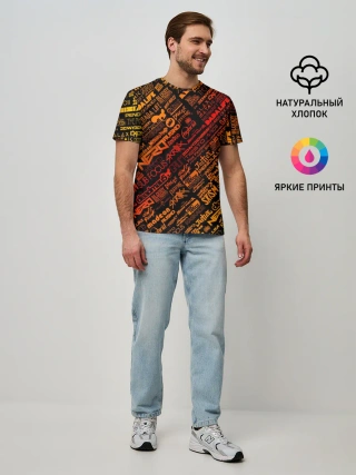 Мужская базовая футболка / Музыкальные бренды