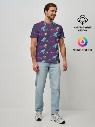 Мужская базовая футболка / Юные титаны