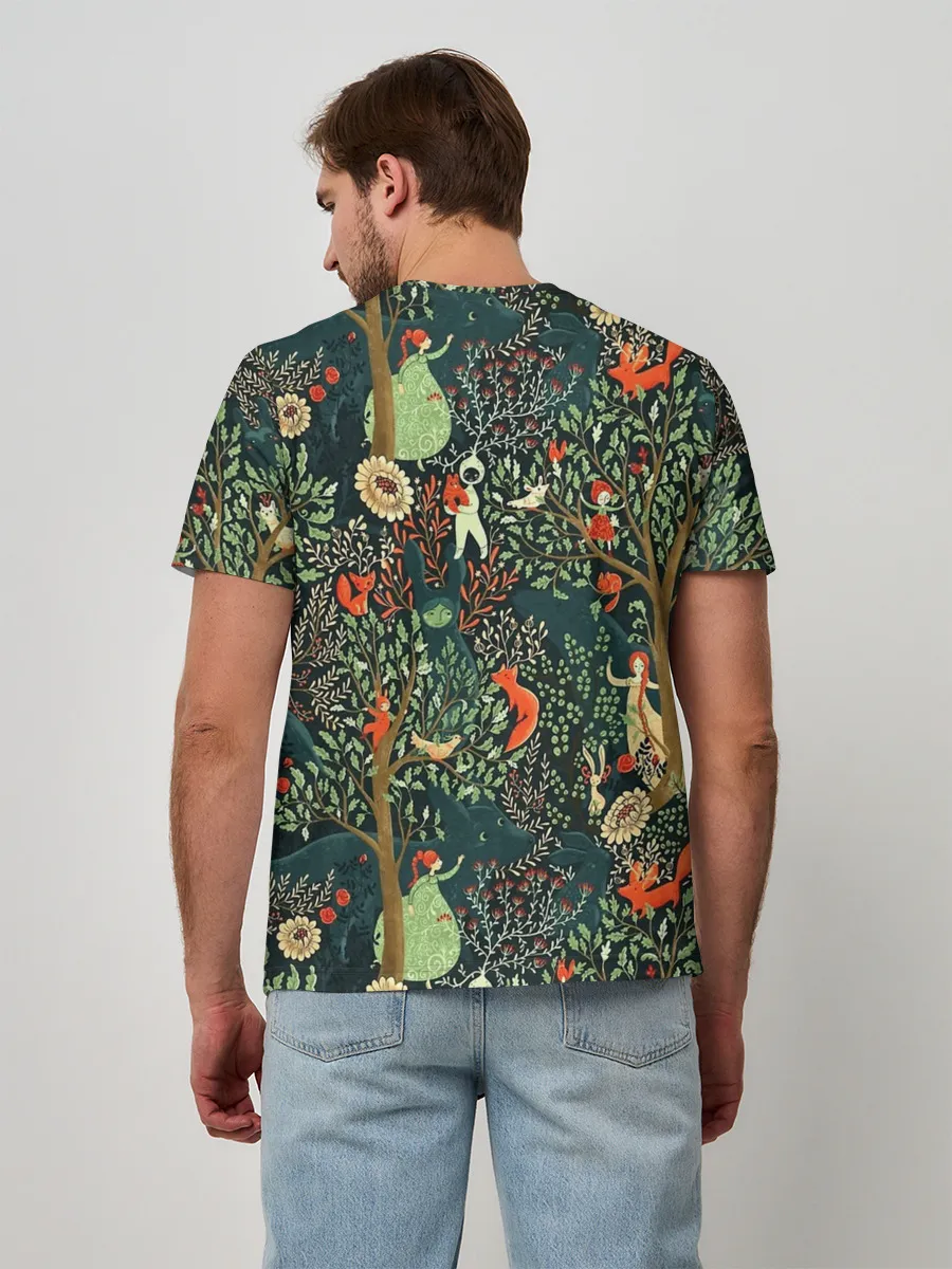 Мужская базовая футболка / Abstraction Pattern