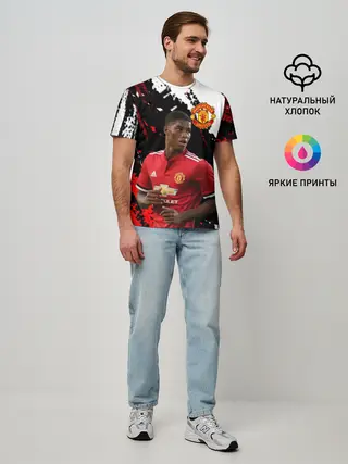 Мужская базовая футболка / Manchester United: Рашфорд.