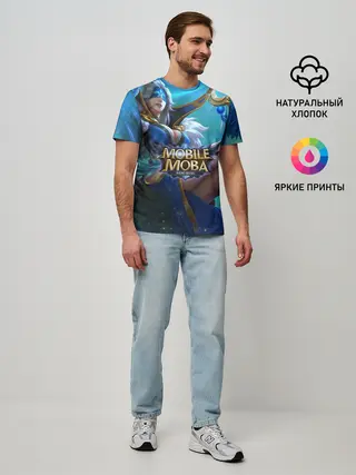 Мужская базовая футболка / mobile legends