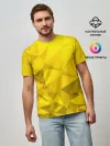 Мужская базовая футболка / YELLOW ABSTRACT