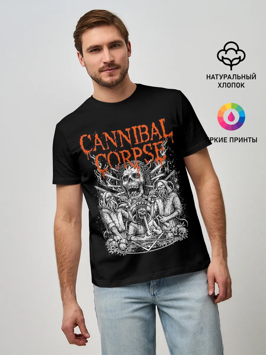 Мужская базовая футболка / Cannibal Corpse