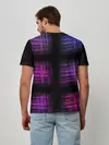 Мужская базовая футболка / Неоновая абстракция