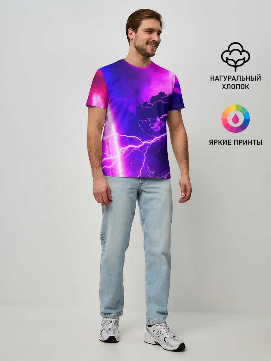 Мужская базовая футболка / Гроза