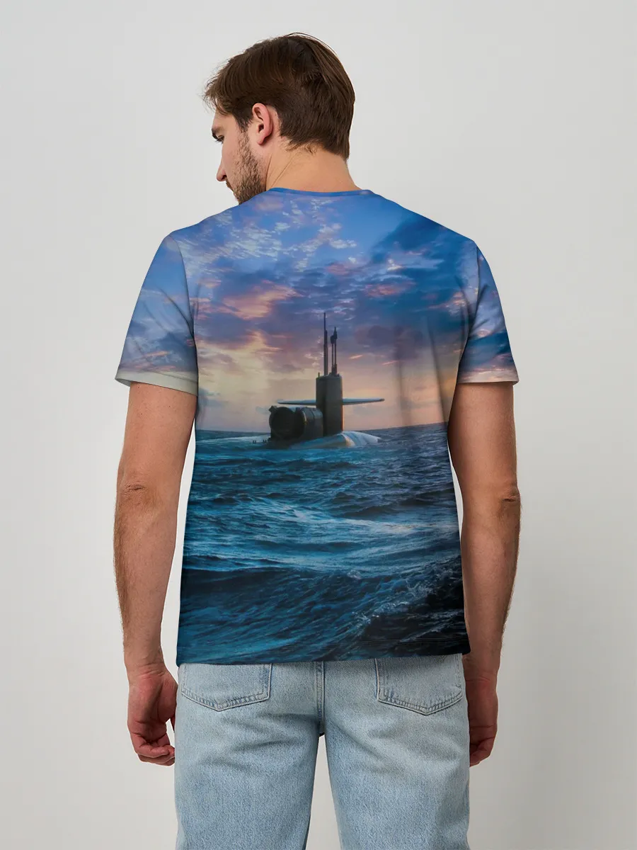 Мужская базовая футболка / Подводная лодка