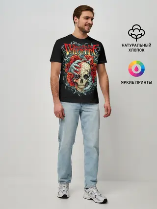 Мужская базовая футболка / Bullet For My Valentine