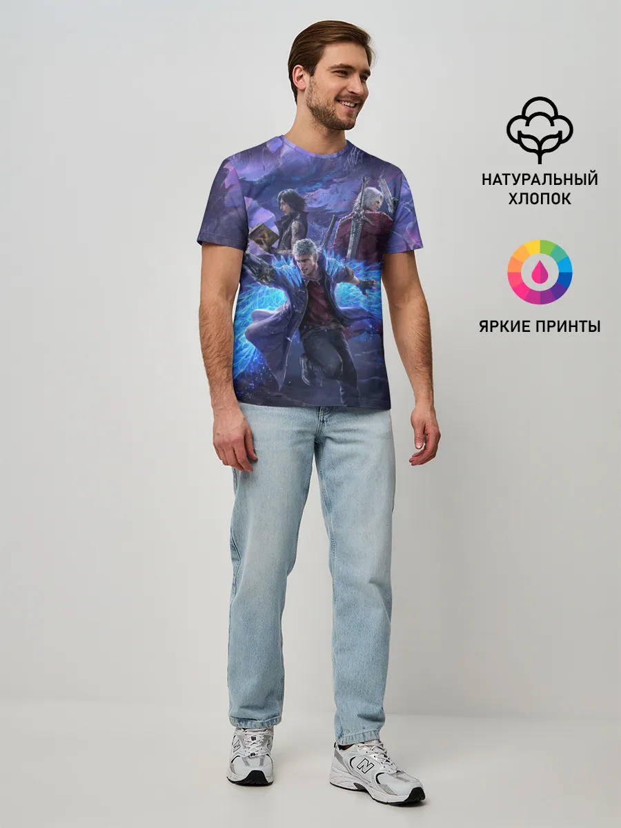 Мужская базовая футболка / DEVIL MAY CRY | ДЕВИЛ МАЙ КРАЙ