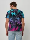 Мужская базовая футболка / НЕОНОВЫЕ ПАЛЬМЫ | NEON PALMS