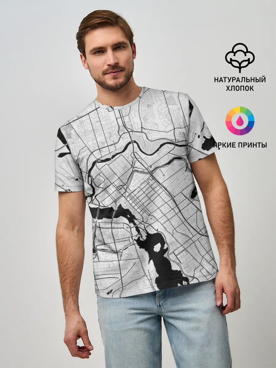 Мужская базовая футболка / генплан
