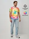 Мужская базовая футболка / РАДУЖНЫЙ УРАГАН | HURRICANE