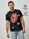 Мужская базовая футболка / rolling stones star