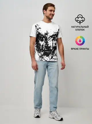 Мужская базовая футболка / Зверь