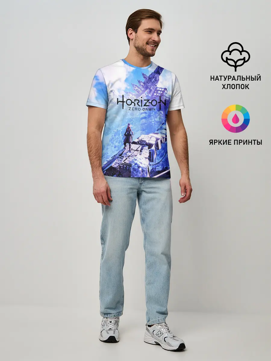 Мужская базовая футболка / Horizon Zero Dawn