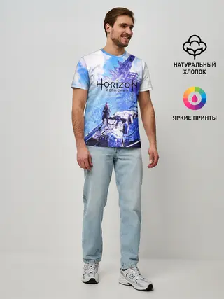 Мужская базовая футболка / Horizon Zero Dawn
