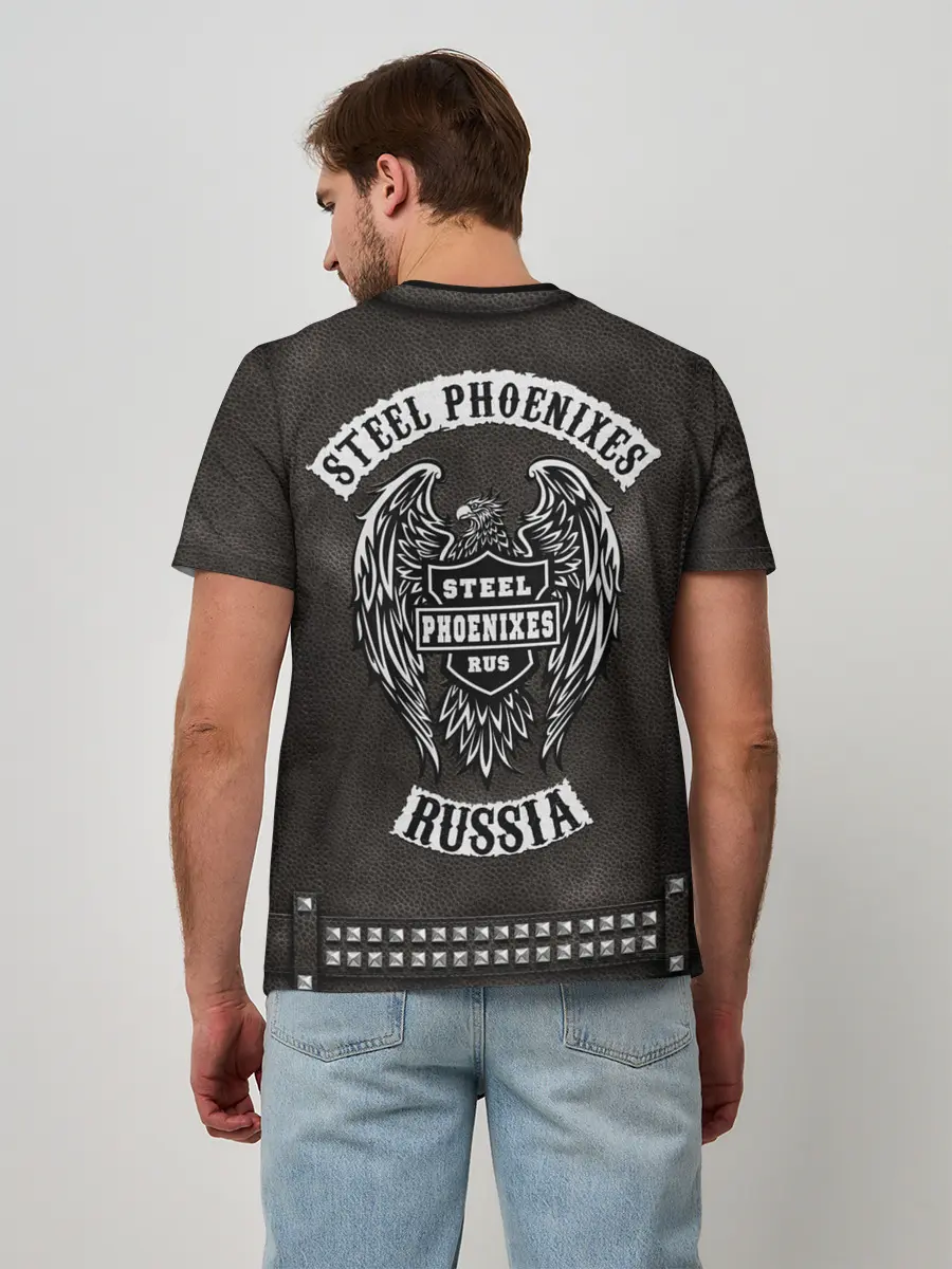 Мужская базовая футболка / Косуха Байкерская