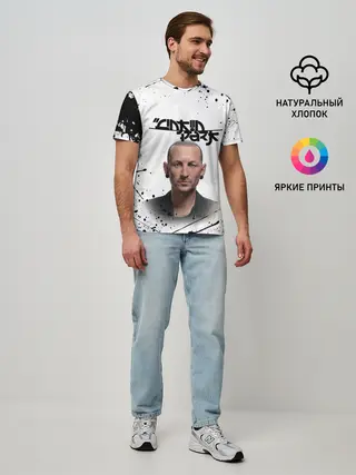 Мужская базовая футболка / ЧЕСТЕР | ЛИНКИН ПАРК