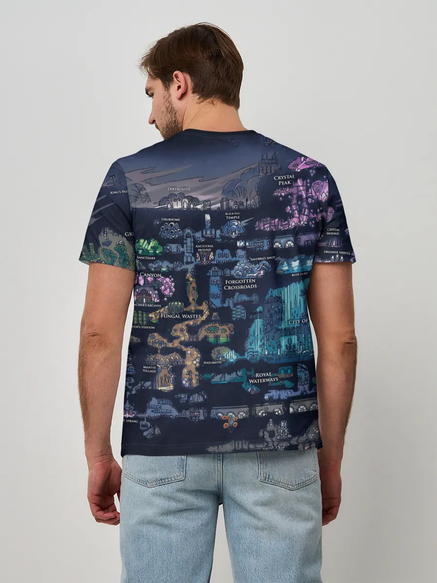 Мужская базовая футболка / HOLLOW KNIGHT WORLD