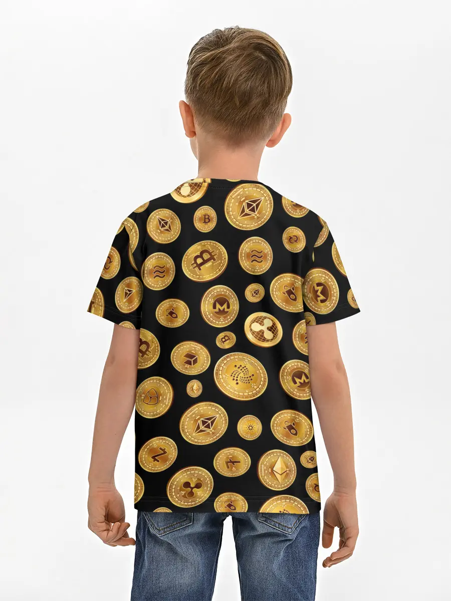 Детская базовая футболка / CRYPTOCURRENCY | КРИПТОВАЛЮТА