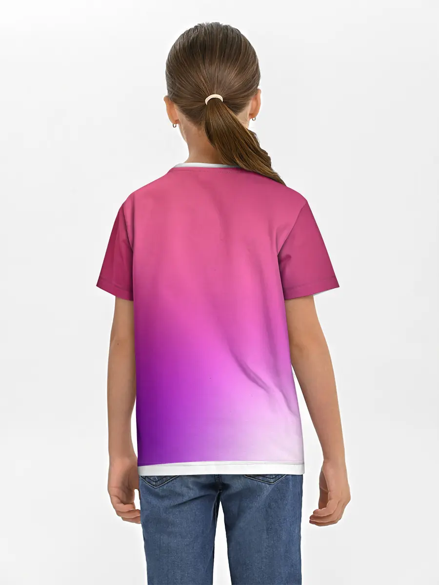 Детская базовая футболка / Нежный цвет