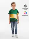 Детская базовая футболка / GREEN GOLD 3D