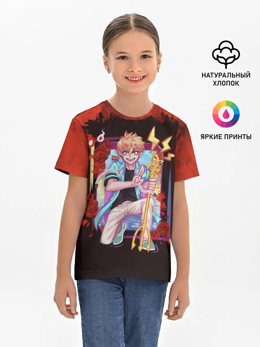 Детская базовая футболка / Ко Минамото | Туалетный мальчик Ханако-кун