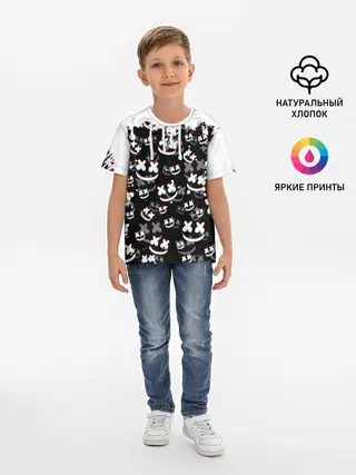 Детская базовая футболка / MARSHMELLO GLITCH