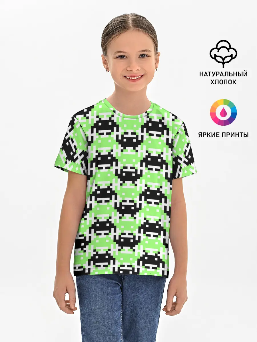 Детская базовая футболка / Space Invaders | Old game