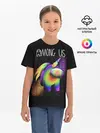 Детская базовая футболка / AMONG US ЕДИНОРОГ
