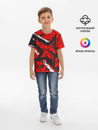 Детская базовая футболка / Roblox