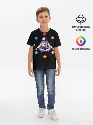 Детская базовая футболка / Космическая Йога