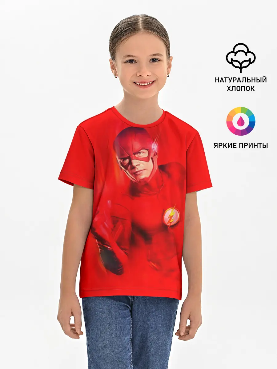 Детская базовая футболка / The Flash